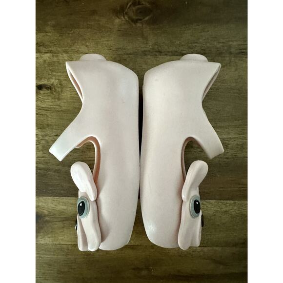 Mini Melissa Ultragirl Pink French Bulldog Mary Jane Shoes Waterproof 5 - Picture 4 of 10